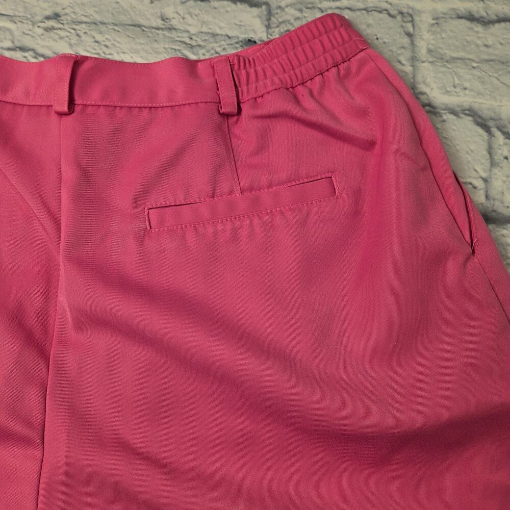 Disney Golf Collection Pink Super High Rise Shorts Resort Preppy size 10 - Picture 8 of 14